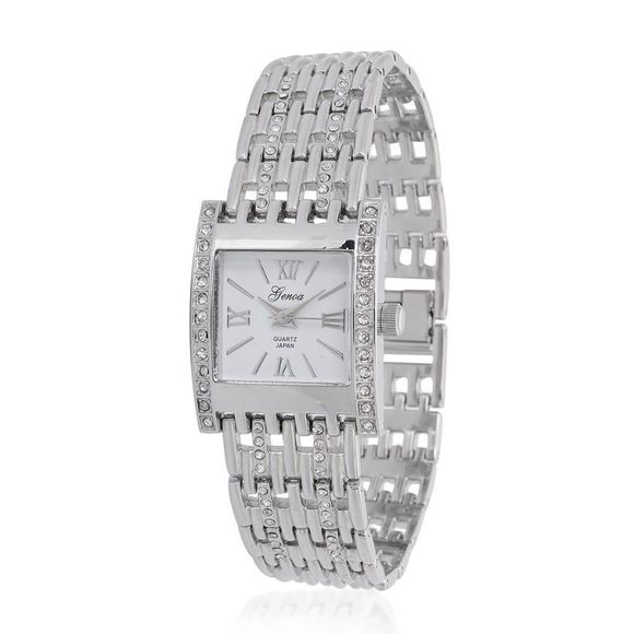GEONA Watch Austrian Crystal Silver - Picture 1 of 4